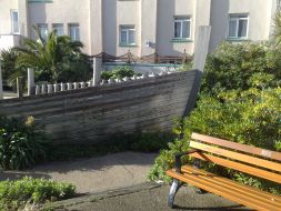 view of the 'boat' by the bow