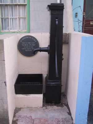 Picture of the pump fully refurbished and reinstalled